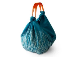 Baumwolltasche Furoshiki Tsuru, Blau, 100 Cm -Geschäft Für Heimgeschirr baumwolltasche furoshiki tsuru blau 100 cm 1