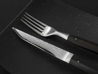 Besteck-Set WAKISASHI, Damastmesser Mit Gabel 12 Besteck-Set WAKISASHI, Damastmesser Mit Gabel – Bild 10