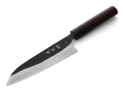 Damastmesser Santoku 165 Kuroshiage Nami, 12 Lagen -Geschäft Für Heimgeschirr damastmesser santoku 165 kuroshiage nami 12 lagen 1