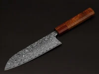 Damastmesser Santoku 170 SG2, 63 Lagen, Quitte 9 Damastmesser Santoku 170 SG2, 63 Lagen, Quitte – Bild 7