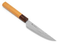 Damastmesser Steakmesser 120, VG-10, Hammerschlag 4 Damastmesser Steakmesser 120, VG-10, Hammerschlag – Bild 2