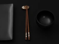 Essstäbchen Set Mit Ablage Sakura, Granadillo 11 Essstäbchen Set Mit Ablage Sakura, Granadillo – Bild 9