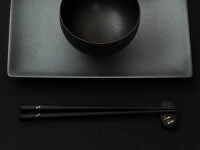 Essstäbchen Set Mit Ablage Tonbo, Ebenholz 10 Essstäbchen Set Mit Ablage Tonbo, Ebenholz – Bild 8