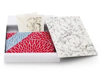 Geschenkset Chiyogami Mit Furoshiki Isamari, Doppelseitig 3 Geschenkset Chiyogami Mit Furoshiki Isamari, Doppelseitig