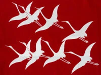 Geschenkset Chiyogami Mit Furoshiki Kuren L, Rot 6 Geschenkset Chiyogami Mit Furoshiki Kuren L, Rot – Bild 4