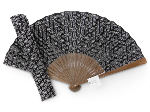 Handfächer Asanoha, Blau 10 Handfächer Asanoha, Blau – Bild 8