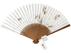Handfächer Tsubame, Weiß -Geschäft Für Heimgeschirr handfaecher tsubame weiss 1