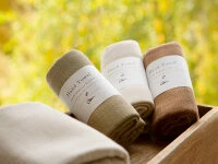 Handtücher Aus Japan, Bio-Baumwolle, Ivory, 36cm X 85cm 6 Handtücher Aus Japan, Bio-Baumwolle, Ivory, 36cm X 85cm – Bild 4