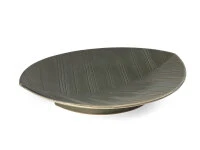 HAZARA Leaf Banryoku, Servierplatte L, Grün 3 HAZARA Leaf Banryoku, Servierplatte L, Grün