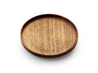 Holztablett Sen, Ø 12 Cm, Braun 4 Holztablett Sen, Ø 12 Cm, Braun – Bild 2