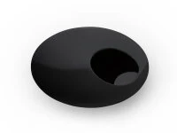 Ikebana-Vase Mammals L, Schwarz 3 Ikebana-Vase Mammals L, Schwarz