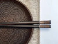 Japanische Essstäbchen MIKAGE, Ebenholz 9 Japanische Essstäbchen MIKAGE, Ebenholz – Bild 7