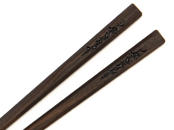 Japanische Essstäbchen MOON Ebony, 240 Mm 12 Japanische Essstäbchen MOON Ebony, 240 Mm – Bild 10
