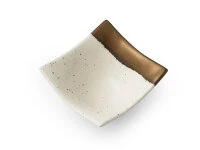 Japanische Soßenschale Sou, Weiß-gold 4 Japanische Soßenschale Sou, Weiß-gold – Bild 2