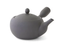 Japanische Teekanne Anzu Kurokusube, Banko Yaki, 320 Ml, Teesieb Aus Ton 3 Japanische Teekanne Anzu Kurokusube, Banko Yaki, 320 Ml, Teesieb Aus Ton