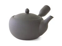 Japanische Teekanne Anzu Kurokusube, Banko Yaki, 320 Ml, Teesieb Aus Ton 5 Japanische Teekanne Anzu Kurokusube, Banko Yaki, 320 Ml, Teesieb Aus Ton – Bild 3