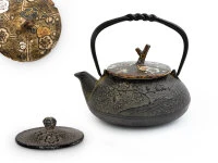 Japanische Teekanne Gusseisen Plum, 0,5 L 8 Japanische Teekanne Gusseisen Plum, 0,5 L – Bild 6