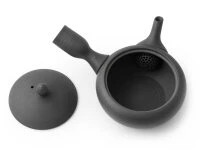 Japanische Teekanne Teppachu Kurokusube, Banko Yaki, 260ml 5 Japanische Teekanne Teppachu Kurokusube, Banko Yaki, 260ml – Bild 3