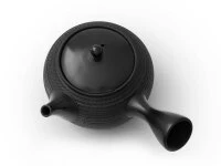 Japanische Teekanne Tokoname Tobikanna Kuro 4 Japanische Teekanne Tokoname Tobikanna Kuro – Bild 2