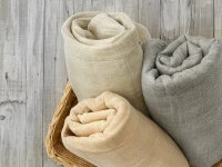 Japanisches Badetuch Natural Linen, Halbleinen, 65cm X 128cm 7 Japanisches Badetuch Natural Linen, Halbleinen, 65cm X 128cm – Bild 6