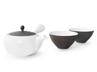 Japanisches Teeservice Sabi-sen Mon, 3-teilig 3 Japanisches Teeservice Sabi-sen Mon, 3-teilig