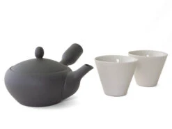 Japanisches Teeservice Teppachu Kurokusube, 3-teilig, Banko Yaki -Geschäft Für Heimgeschirr japanisches teeservice teppachu kurokusube 3 teilig banko yaki 1