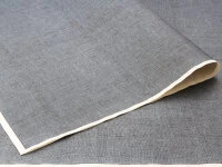 Japanpapier Chiyogami, Silbergaze Auf Schwarz 4 Japanpapier Chiyogami, Silbergaze Auf Schwarz – Bild 2