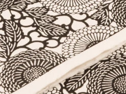 Japanpapier Katazome, Blüten Und Ranken S/w -Geschäft Für Heimgeschirr japanpapier katazome blueten und ranken s w 1