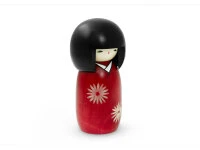 Kokeshi: Holzpuppe Nogiku 4 Kokeshi: Holzpuppe Nogiku – Bild 2