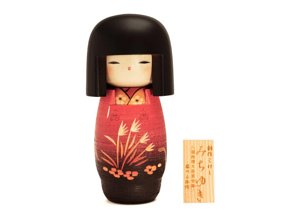Kokeshi: Holzpuppe Michiyuki 9 Kokeshi: Holzpuppe Michiyuki – Bild 7