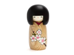 Kokeshi: Holzpuppe Sakura -Geschäft Für Heimgeschirr kokeshi holzpuppe sakura 1