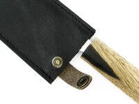 Messerhülle Leder Gyuto, Schwarz 5 Messerhülle Leder Gyuto, Schwarz – Bild 3