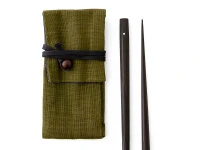 Premium Essstäbchen Tokusen Ebony, Teilbar