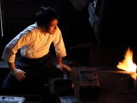 SPG2 Kuroshiage Tsuchime Paring 120mm, Wenge Handle 7 SPG2 Kuroshiage Tsuchime Paring 120mm, Wenge Handle – Bild 5