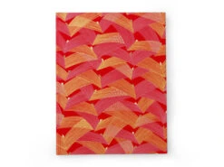 Japanbuch Tokyo Memo, Chiyogami Saitenspiel Auf Rot, 17 X 22 Cm -Geschäft Für Heimgeschirr tagebuch notizbuch japanisches chiyogami rot rivoli 1