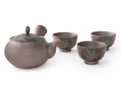 Teeservice Kuro Momiji, Banko Yaki, 4-teilig -Geschäft Für Heimgeschirr teeservice kuro momiji banko yaki 4 teilig 1