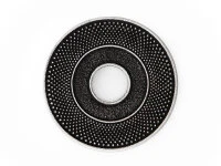 Untersetzer Iwachu Arare, Ø 13.5 Cm, Schwarz-Silber 3 Untersetzer Iwachu Arare, Ø 13.5 Cm, Schwarz-Silber