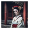 Wandbild Geisha #2, Farbig, 1:1 -Geschäft Für Heimgeschirr wandbild geisha 2 farbig 1 1 17