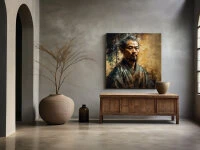 Wandbild Satori #1, Farbig 1:1 4 Wandbild Satori #1, Farbig 1:1 – Bild 2