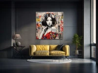 Wandbild Nihon No Pop Art #1, Farbig 1:1 4 Wandbild Nihon No Pop Art #1, Farbig 1:1 – Bild 2