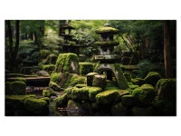 Wandbild Nihonteien #2, Japanischer Garten, Farbig, 16:9 3 Wandbild Nihonteien #2, Japanischer Garten, Farbig, 16:9