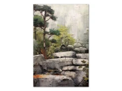 Wandbild Wabi Sabi #2, Japanischer Garten, Farbig 2:3 -Geschäft Für Heimgeschirr wandbild wabi sabi japanischer garten 2 farbig 2 3 19 1