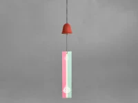 Windspiel, Furin Hamon Orange 6 Windspiel, Furin Hamon Orange – Bild 4